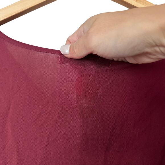 Young Fabulous & Broke Red Boho Tiered Midi Dress Sz XS - Picture 5 of 6